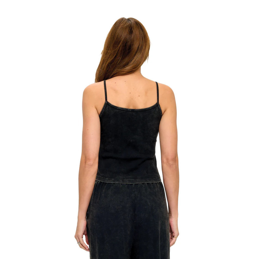 26701 B Yak & Yeti Tank Top Razor Cut Hand Patch Black Various Sizes - Picture 3 of 4